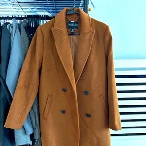 Rachel Zoe Long Women’s Double Breasted Trench Peacoat